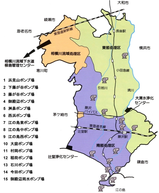 ポンプ場配置図